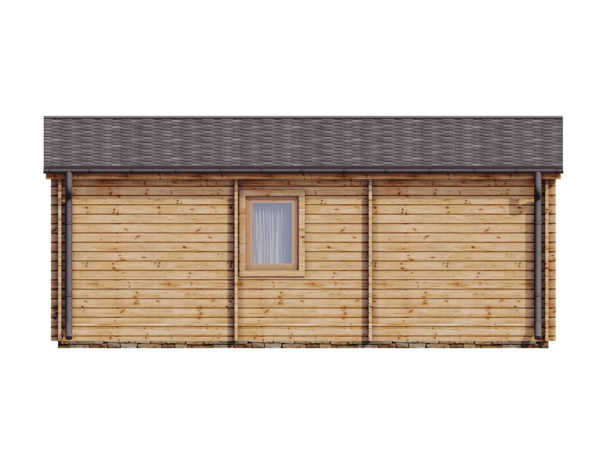 Casa de madera "IVETA , 42 m2 " - 44mm