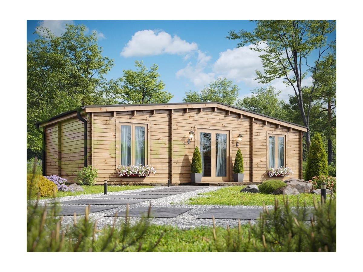 Casa de madera "PAMELA , 50 m2", 44mm