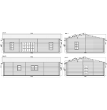 AURORA  CTE  75 m2, doble pared  44-140 -44mm
