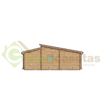 Casa de madera "IBERICA , 93,5 m2" - 44 mm