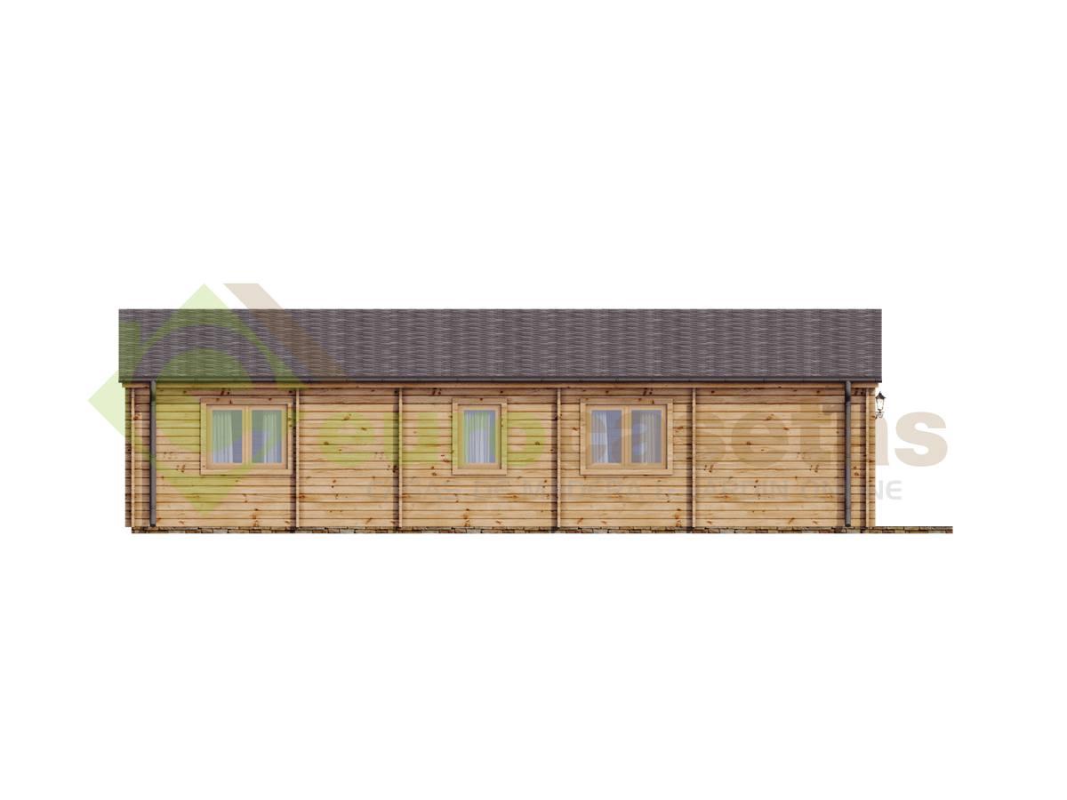 Casa de madera "IBERICA , 93,5 m2" - 70 mm