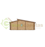Casa de madera   "IBERICA TWINSKIN , 93 m2" - 44 -50-44 mm