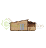 Casa de madera   "IBERICA TWINSKIN , 93 m2" - 44 -50-44 mm