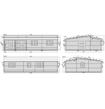 Casa de madera   "IBERICA TWINSKIN , 93 m2" - 44 -50-44 mm