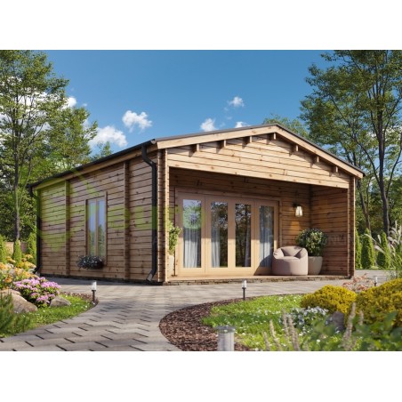 Casa de madera "FAENZA WOOD, 44 m2 "