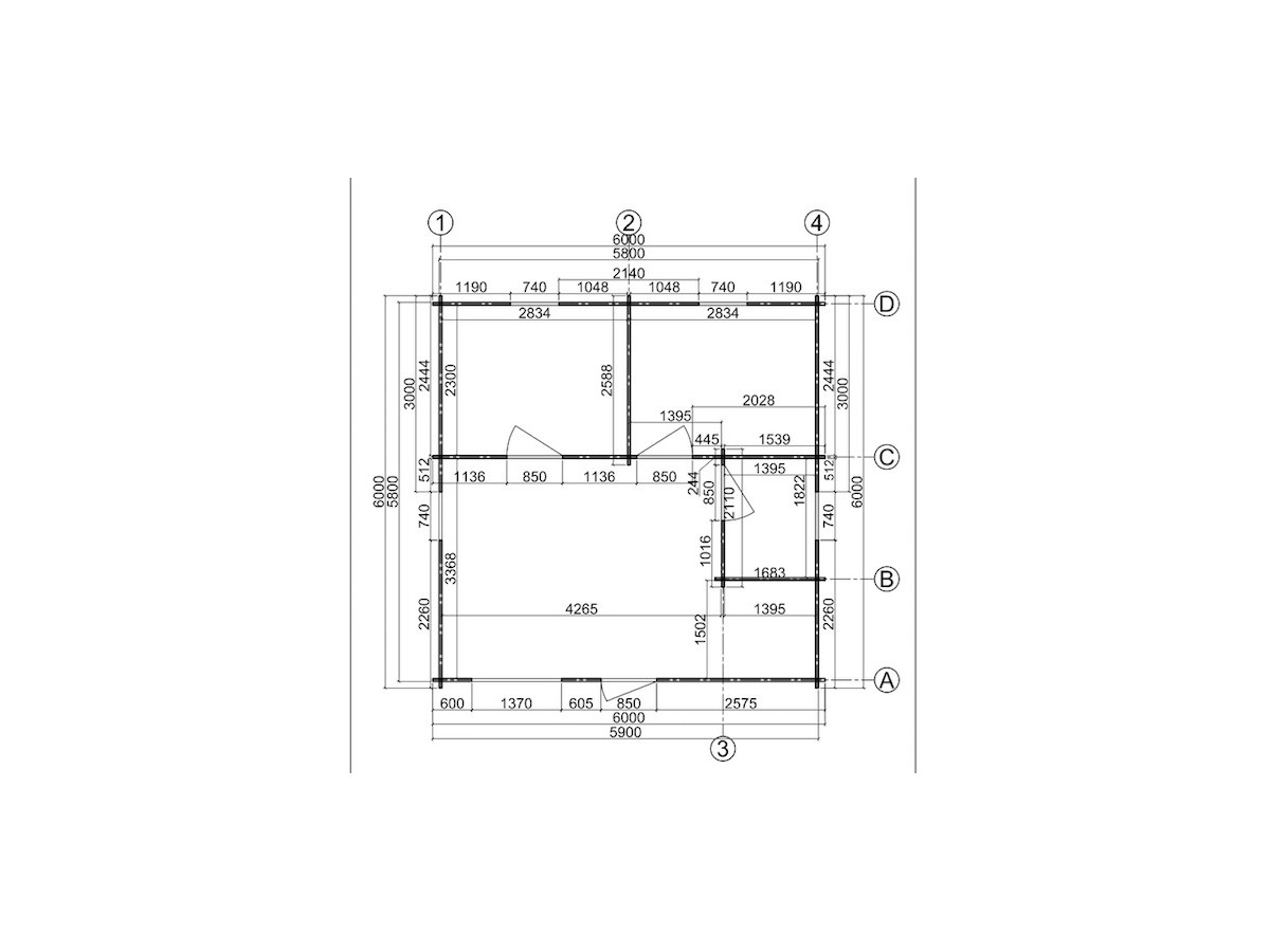 Casa de madera "FAY - B"