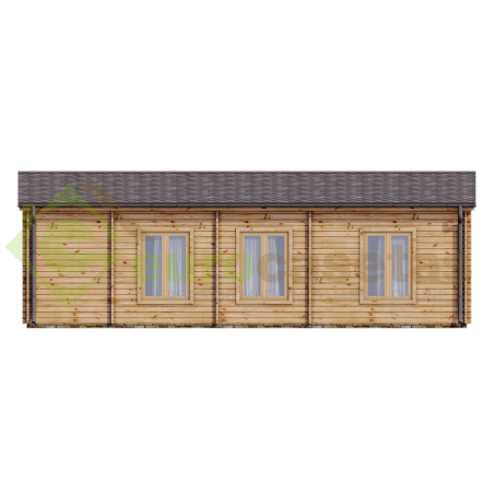 Casa de madera "LUGANO WOOD , 52 m2 " - 44mm