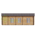 Casa de madera "LUGANO WOOD , 52 m2 " - 44mm