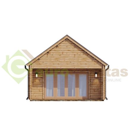 Casa de madera de dos plantas  "MODENA WOOD 55 m2 " - 44 mm