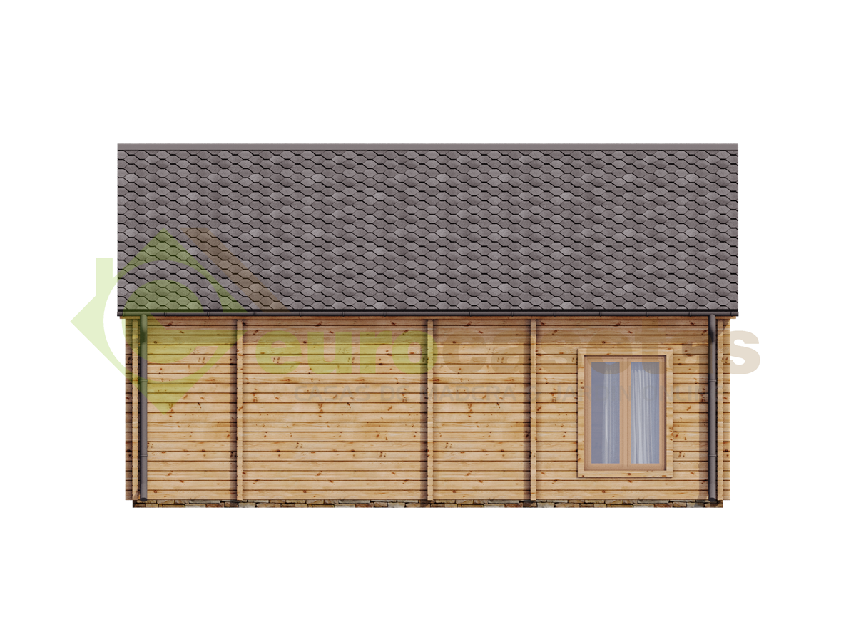 Casa de madera de dos plantas "MODENA WOOD 55 m2 " - 44 mm