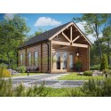 Casa de madera (altillo) NOGARA WOOD 40 m²  , 44mm