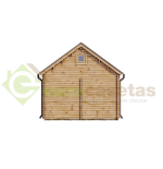 Casa de madera (altillo) NOGARA WOOD 40 m² , 44mm