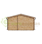 Casa de madera  PADIA WOOD  48 m2 , 44 mm