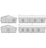 Casa de madera VERONA WOOD , 107 m2 " - 44 mm