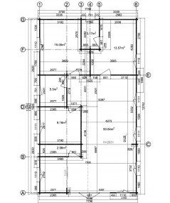 Casa de madera  VERONA WOOD , 107 m2 " - 44 mm