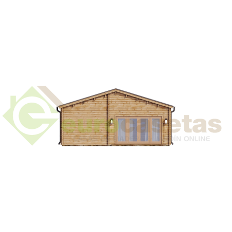 Casa de madera VERONA WOOD , 107 m2 " - 44 mm