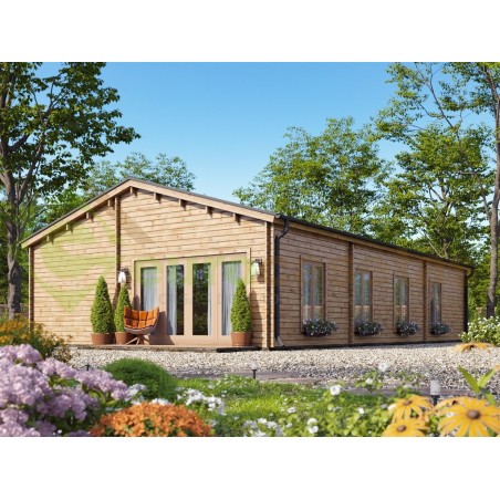 Casa de madera  VERONA WOOD , 107 m2 " - 44 mm