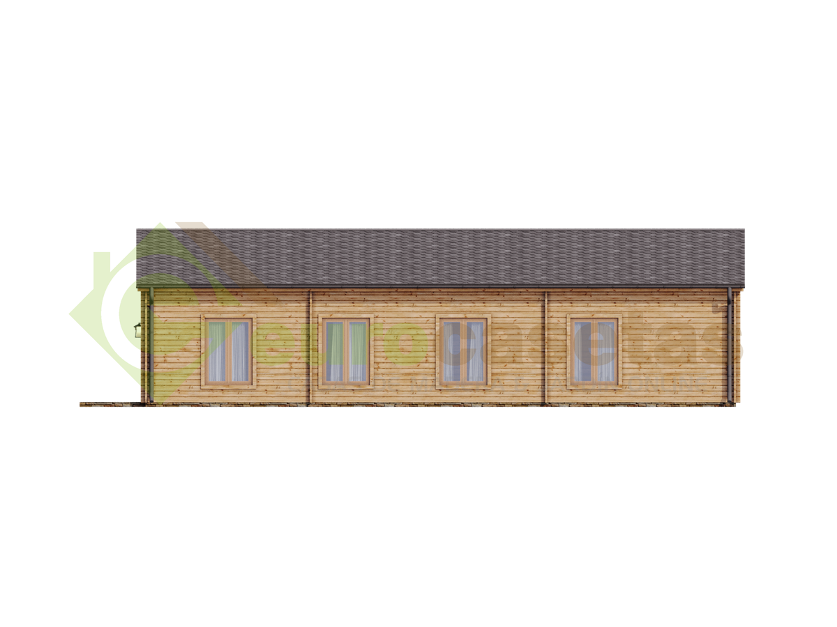 Casa de madera  VERONA WOOD , 107 m2 " - 44 mm
