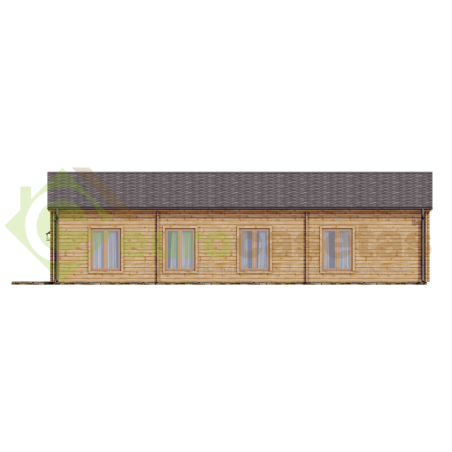 Casa de madera VERONA WOOD , 107 m2 " - 44 mm