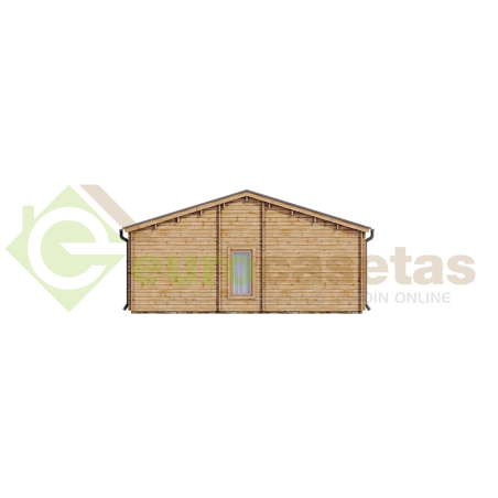Casa de madera VERONA WOOD , 107 m2 " - 44 mm