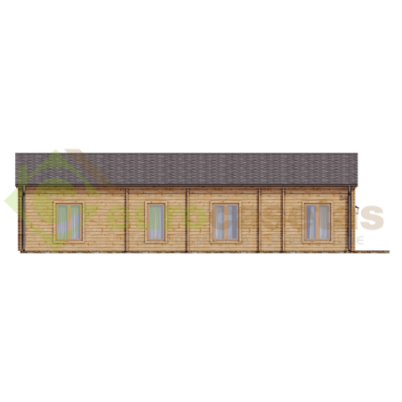 Casa de madera VERONA WOOD , 107 m2 " - 44 mm