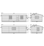 Casa de madera "ALBA   , 36 m2 "