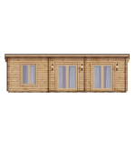 Casa de madera "AMANDA , 45 m2 " - 70 mm