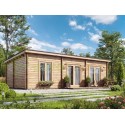 Casa de madera "AMANDA , 45 m2 " - 44-50-44 mm