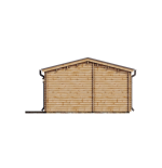 Casa de madera "DAIVA , 40 m2 " - 70 mm