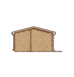 Casa de madera de doble pared  DAIVA , 40 m2  - 44-50-44 mm