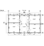 Casa de madera "DALIA , 45 m2 " - 70 mm