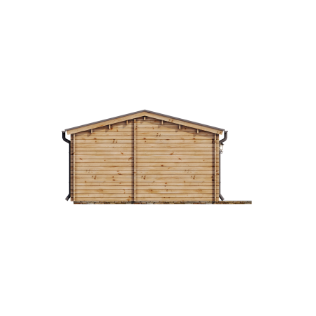 Casa de madera de doble pared  DALIA , 45 m2  - 44-50-44 mm