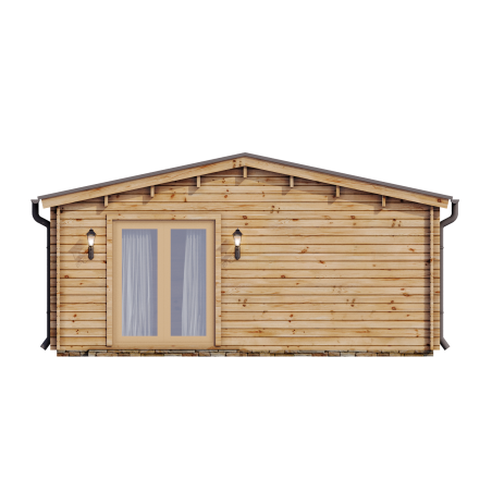Casa de madera de doble pared DUNA 30 m², 44-50-44 mm