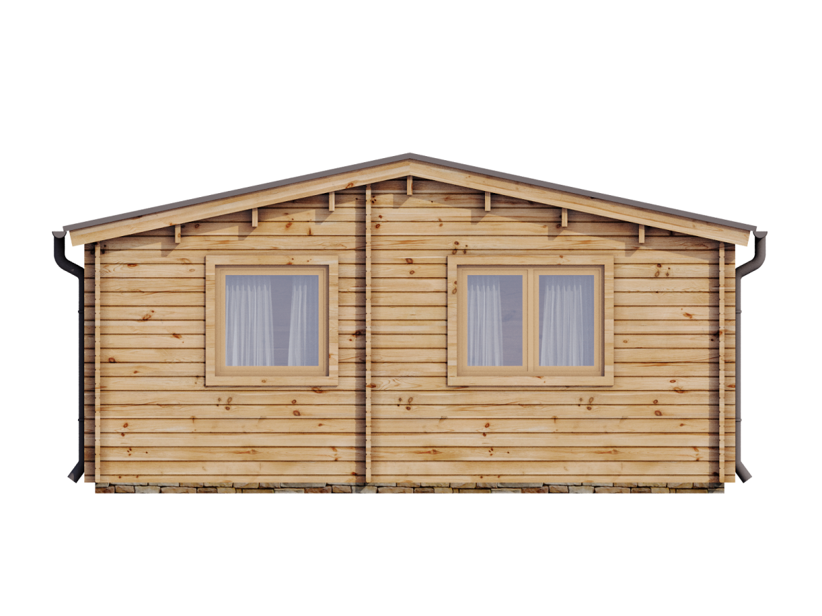 Casa de madera de doble pared DUNA  30 m², 44-50-44 mm