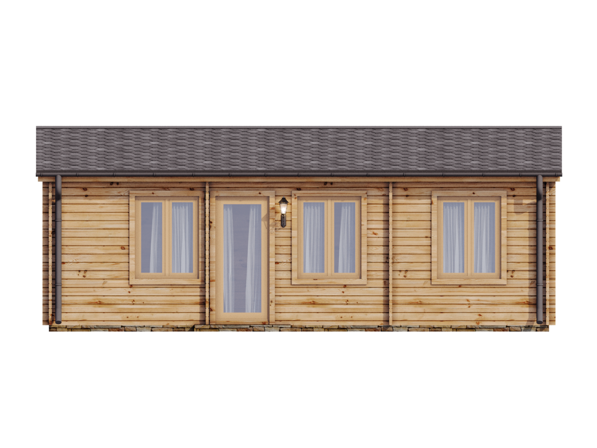 Casa de madera "GABRIELA , 40 m2 " - 70 mm