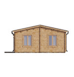 Casa de madera "IVETA , 42 m2 " - 70 mm