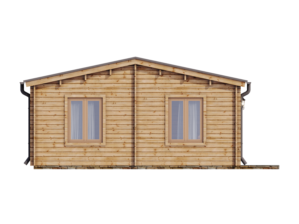 Casa de madera "IVETA , 42 m2 " - 70 mm