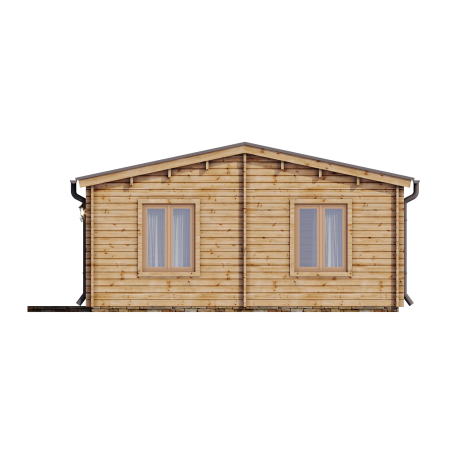 Casa de madera "IVETA , 42 m2 " - 44mm