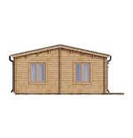 Casa de madera "IVETA , 42 m2 " - 44mm