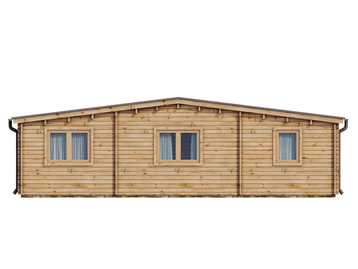 Casa de madera "PAMELA , 50 m2", 44-50-44 mm