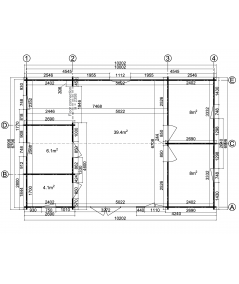 ANCONA WOOD 72  m2  - 70 mm