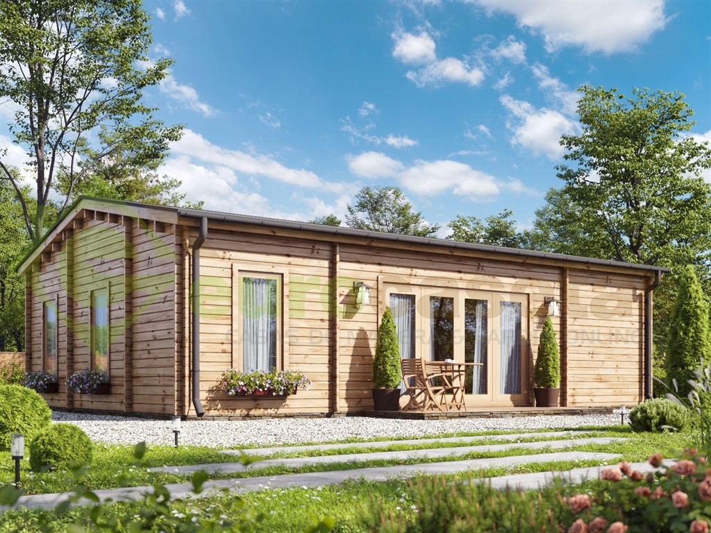 Wooden houses / Ancona 72 m2 - 70 mm