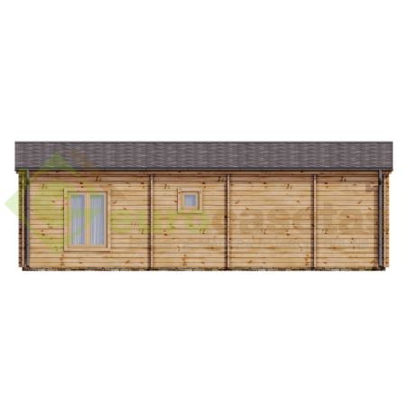 Casa de madera "LUGANO WOOD , 57 m2 " - 44-50-44 mm