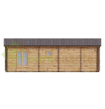 Casa de madera "LUGANO WOOD , 57 m2 " - 44-50-44 mm