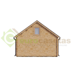 Casa de madera de dos plantas "MODENA WOOD 55 m2 " - 44-50-44 mm