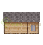 Casa de madera de dos plantas "MODENA WOOD 55 m2 " - 44-50-44 mm