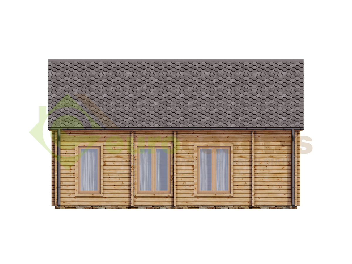 Casa de madera de dos plantas  "MODENA WOOD 55 m2 " - 44-50-44 mm