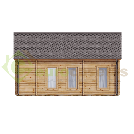 Casa de madera (altillo) NOGARA WOOD 40 m²  , 70 mm