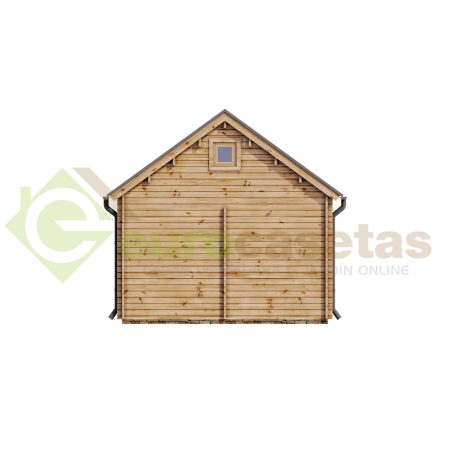 Casa de madera (altillo) NOGARA WOOD 40 m²  , 70 mm