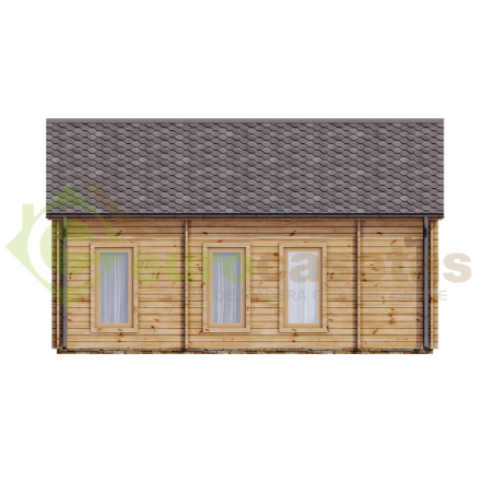 Casa de madera (altillo) NOGARA WOOD 40 m²  , 70 mm